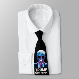 Gravata Trump Venceu Novamente Eleição 2024 Voto President