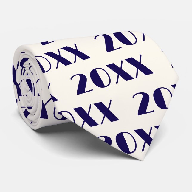 Gravata Turma de Graduação de 20XX (Rolled)