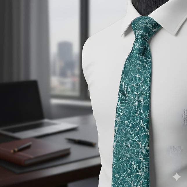 Gravata Turquoise Water Caustics Tie (Criador carregado)