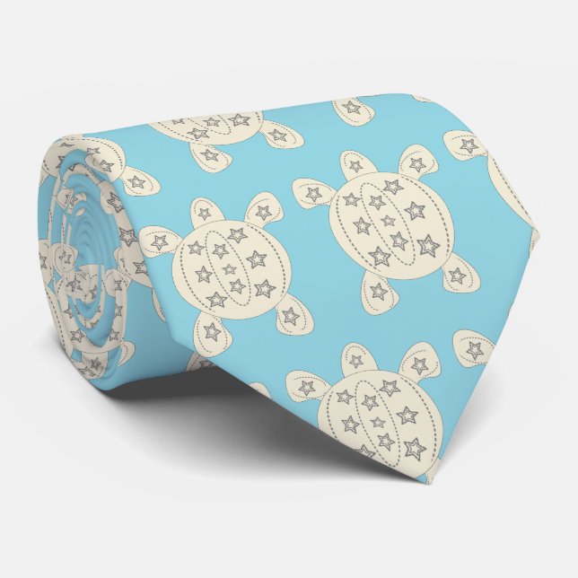 Gravata Turtle Design (Rolled)
