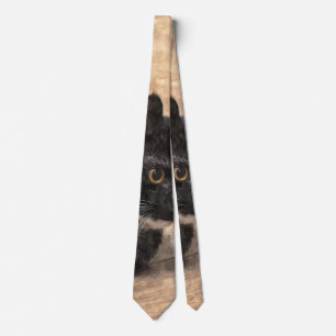 Gravata Tuxedo Kitten Tinsel and Lights Painterly Neck
