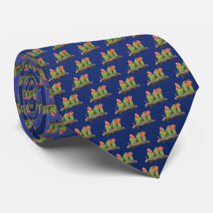 Gravata Tweet Trio Frenzy Tie (Azul Claro/Escuro)