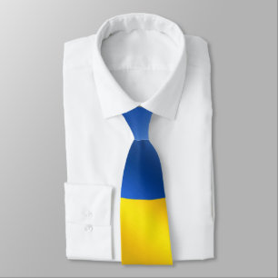Gravata Ucrânia - Apoio à Liberdade - Bandeira Ucraniana