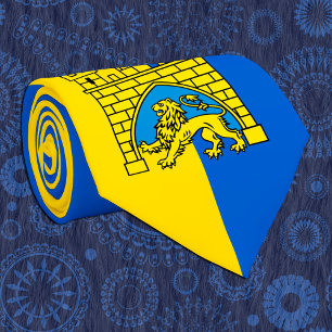 Gravata Ucrânia e Cidade de Lviv - Casaco de Armas, Bande