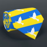 Gravata Ucrânia Flag Neck Tie Dove of Peace - Freedom<br><div class="desc">Bandeira da Ucrânia - Vara da Paz - Liberdade - Apoio à Paz - Solidariedade - Bandeira Ucraniana - Forte Junto - Vitória da Liberdade! Vamos faz do mundo um lugar melhor - todos juntos! Um mundo melhor começa - depende - precisa de você também! Você pode transferir para mais...</div>