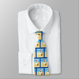 Gravata Ukulele Santa Claus Tie