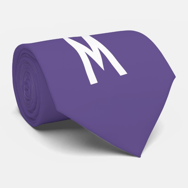 Gravata Ultra Violeta Moderno Simples (Rolled)