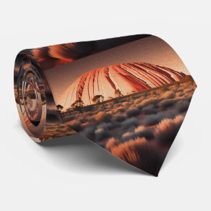 Gravata Uluru "Ayers Rock" Austrália - Tinta Petrolífera