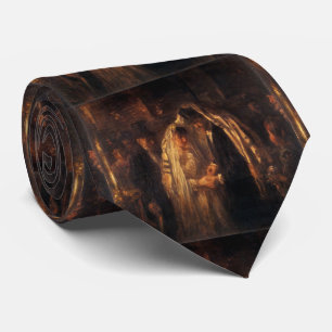 Gravata Um casamento judaico por Jozef Israels - cerca de