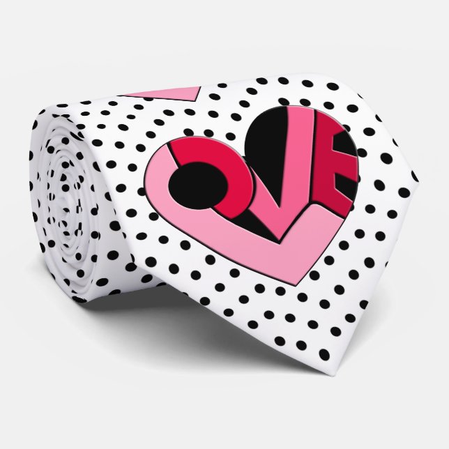 Gravata Um Cheio de Amor (Rolled)