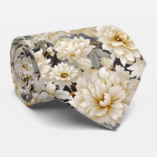 Gravata Um Design de Série Floral de Casamento 10