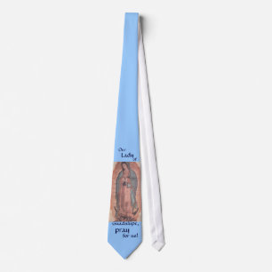 Gravata Um melhor laço: Nossa senhora de Guadalupe pray