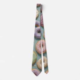 Gravata Um Sonho Caprichoso de Donuts Pastel