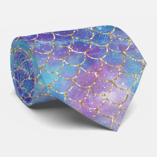 Gravata Uma Galáxia de sereia Série Design 9