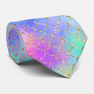 Gravata Uma Galáxia de Sereias Série Design 10