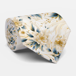 Gravata Uma Série de Design Floral de Casamento 1