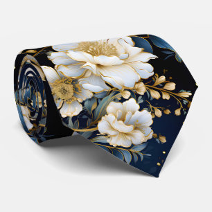 Gravata Uma Série de Design Floral de Casamento 11