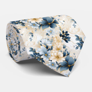 Gravata Uma Série de Design Floral de Casamento 12