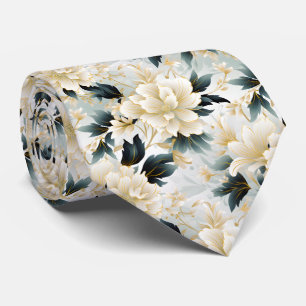 Gravata Uma Série de Design Floral de Casamento 7