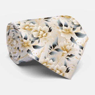 Gravata Uma Série de Design Floral de Casamento 9