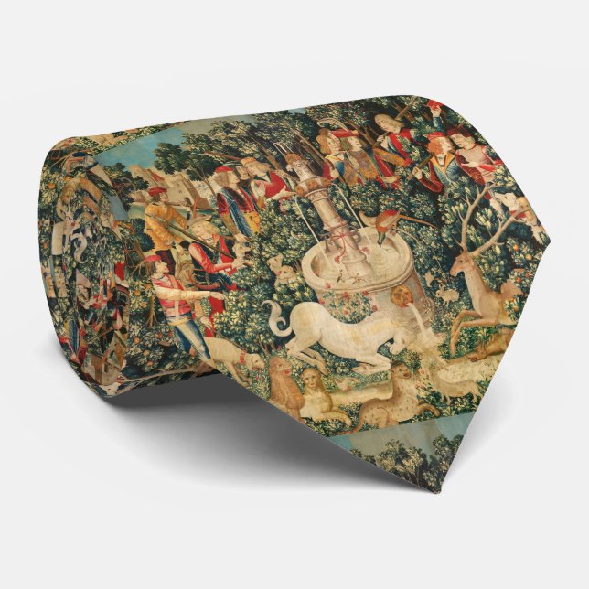 Gravata UNICORN FOI ENCONTRADO / Fonte e Outros Animais (Rolled)