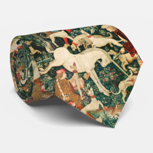 Gravata UNICORN SE DEFENDE,Outros Animais Vermelhos