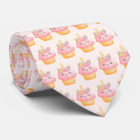 Unicórnio de Cupcake Cor-de-Rosa com Padrão de Ros