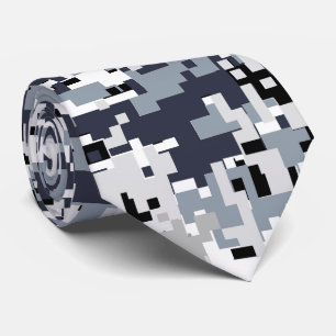 Gravata Urban Style Grey Digital Camouflage