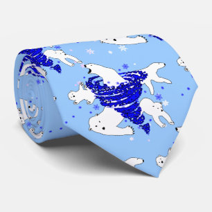 Gravata Urso Polar
