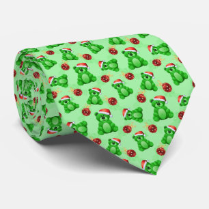 Gravata Ursos de Teddy de Natal Bonitos