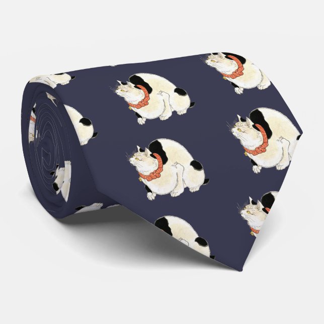 Gravata Utagawa Kuniyoshi, Cat for rat extermination (Rolled)