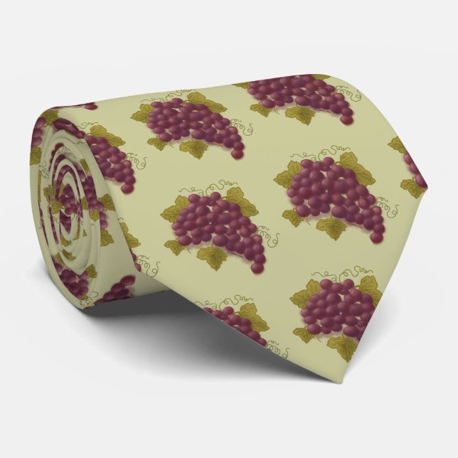 Gravata Uvas em Cacho (Rolled)