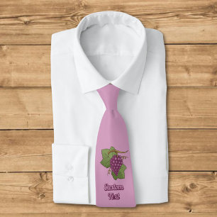 Gravata Uvas Vermelhas