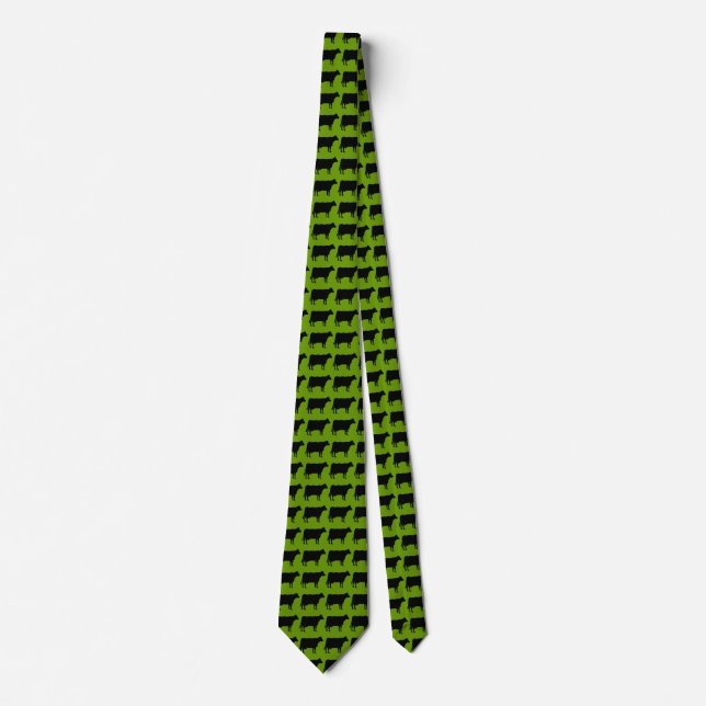 Gravata Vacas - Verde Avocado (Frente)