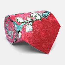 Van Gogh Almond Blossomo Azul Vermelho