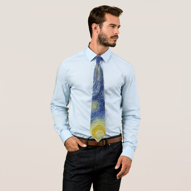 Gravata Van Gogh Starry Night Tie (In Situ)