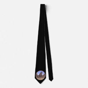 Gravata Vancouver Souvenir Gastown Tie Landmark Art Tie