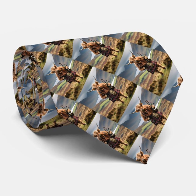 Gravata Vaqueiro Escocês de Terras Altas,  (Rolled)