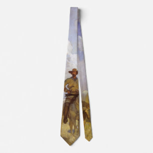 Gravata Vaqueiros Vintage, O Conjunto Parkman por NC Wyeth