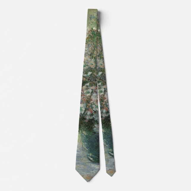 Gravata Vaso de Flores por Claude Monet (Frente)