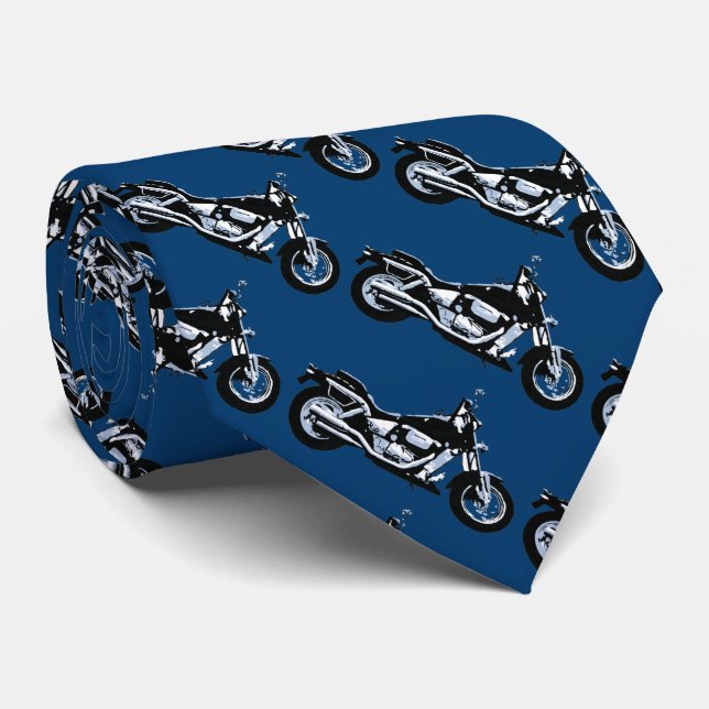 Gravata Velomotor preto (Rolled)