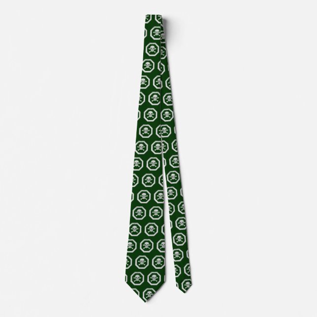 Gravata Veneno - Verde escuro (Frente)