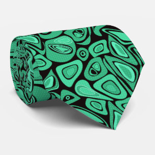 Gravata Verde, abstrato, retrô