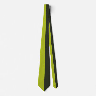 Gravata Verde ácido - Preto esverdeado