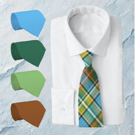 Gravata Verde de Médio vívido