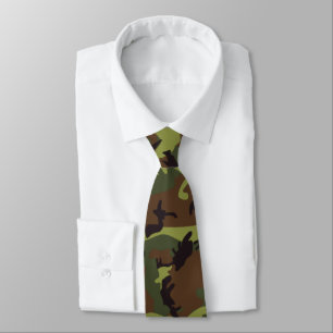 Gravata Verde de musgo Camo