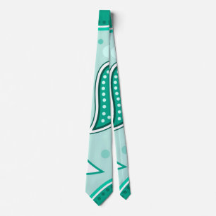 gravata verde de paisley