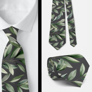 Gravata Verde deixa natureza verde casual botânico