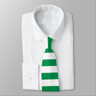Gravata Verde e Branca