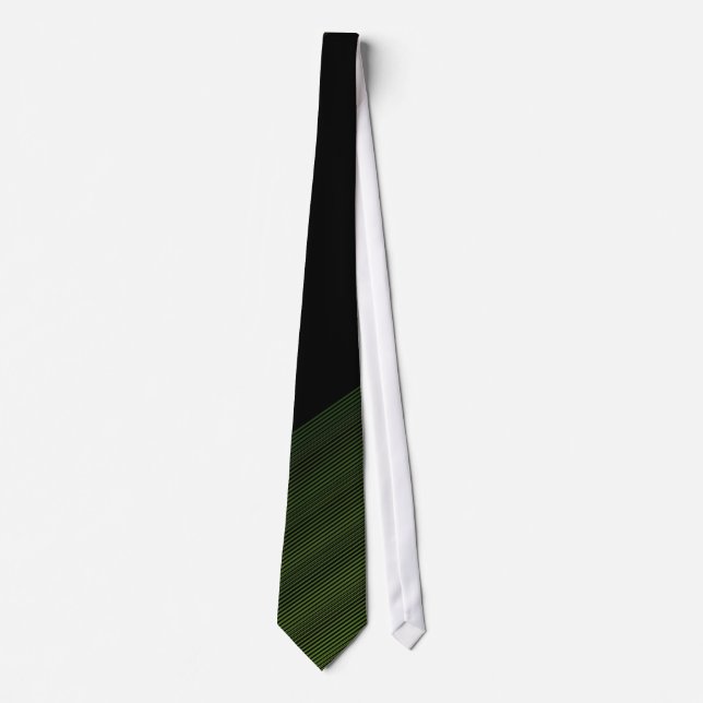 Gravata verde e preto (Frente)